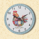 Search for farm style clocks Hen
