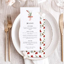 Search for christmas party menus Winter greenery