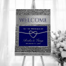 Search for royal blue wedding signs Elegant