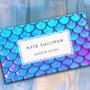 Search for mermaid scales business cards Modern