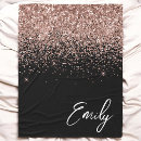 Search for glitter blankets Girly