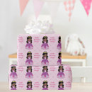 Search for african american princess wrapping paper Black girl