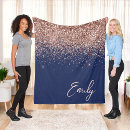 Search for rose gold blankets Girly