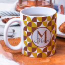 Search for monogram pattern mugs Pretty