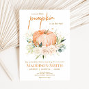 Search for sweet little pumpkin baby shower invitations Orange