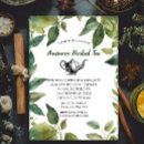 Search for tea party seasonal invitations Botanical