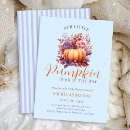 Search for our little pumpkin baby shower invitations Watercolor