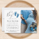 Search for blue glitter baby shower invitations Stylish