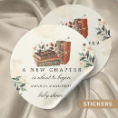 Search for vintage floral baby shower stickers Classic
