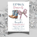 Search for denim and diamonds party invitations Blue