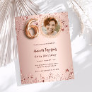 Search for modern 60th birthday invitations Chic
