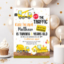 Search for construction birthday invitations Loads of fun