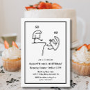 Search for black and white 50th birthday invitations Budget