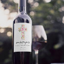 Search for first holy communion wine labels Pink flowers