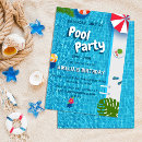 Search for swimming birthday invitations Boys and girls