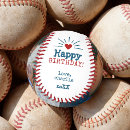 Search for birthday baseballs Dad