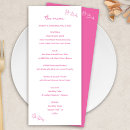 Search for hot pink menus Vintage
