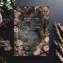 Search for moody floral wedding invitations Sophisticated