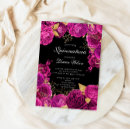 Search for hot pink quinceanera invitations 15th birthday