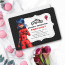 Search for ladybug birthday invitations Ladubug