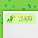 Search for t rex return address labels Green