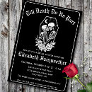 Search for til death do us bridal shower invitations Elegant