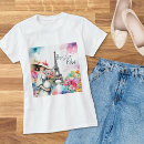 Search for bonjour tshirts Eiffel tower