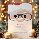 Search for santa face invitations Modern