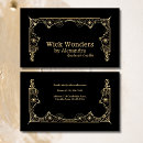 Search for black magic business cards Celestial