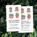 Search for houseplant business cards Modern