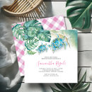 Search for pink gingham invitations Summer