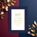 Search for burgundy and gold wedding invitations Navy