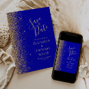 Search for royal blue save the dates Modern