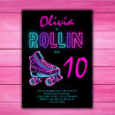 Search for girls roller skating party invitations Disco
