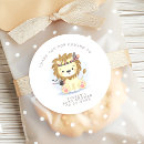 Search for baby lion baby shower stickers Watercolor