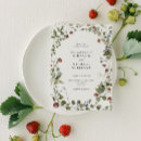 Search for strawberry wedding invitations Floral