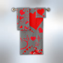 Search for red heart bath towels Unique