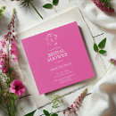 Search for square bridal shower invitations Pink