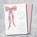 Search for pretty baby girl shower invitations Its a girl