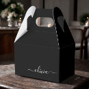 Search for black favour boxes Elegant