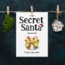 Search for secret santa cards Watercolor