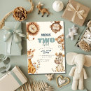 Search for safari animals 2nd birthday invitations Lion