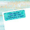 Search for summer party return address labels Swimming