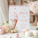 Search for ice cream 1st birthday invitations Watercolor