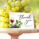 Search for wine glass thank you cards Vineyard