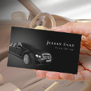 Search for car business cards Chauffeur