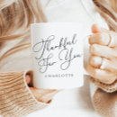 Search for elegant thanksgiving mugs Thankful