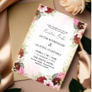 Search for spanish and english wedding invitations Floral