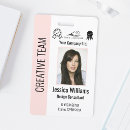 Search for pink id badges Teacher administrative assistant media