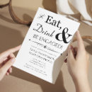 Search for casual engagement party invitations Black and white